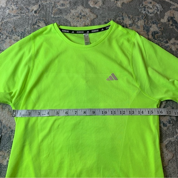 Adidas Green Short Sleeve Performance Tee - Picture 5 of 5